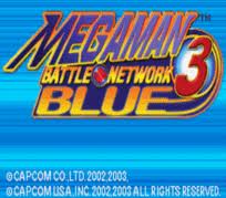 Megaman Battle Network 3 Blue